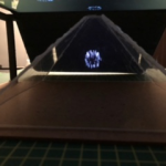 Figura 10. Prueba de la pirámide holográfica.